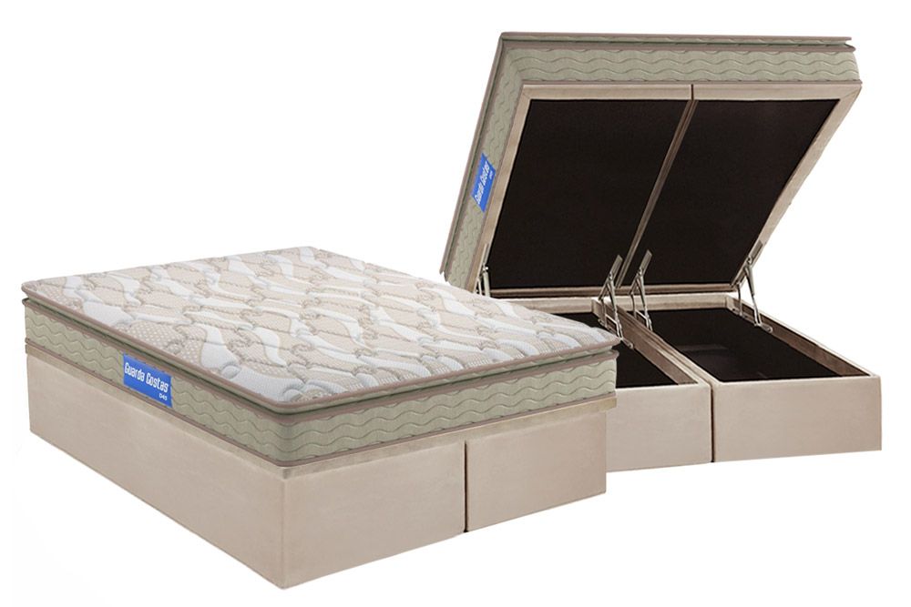 Cama Box Baú CRC +Colchão D45 Guarda Costas Probel