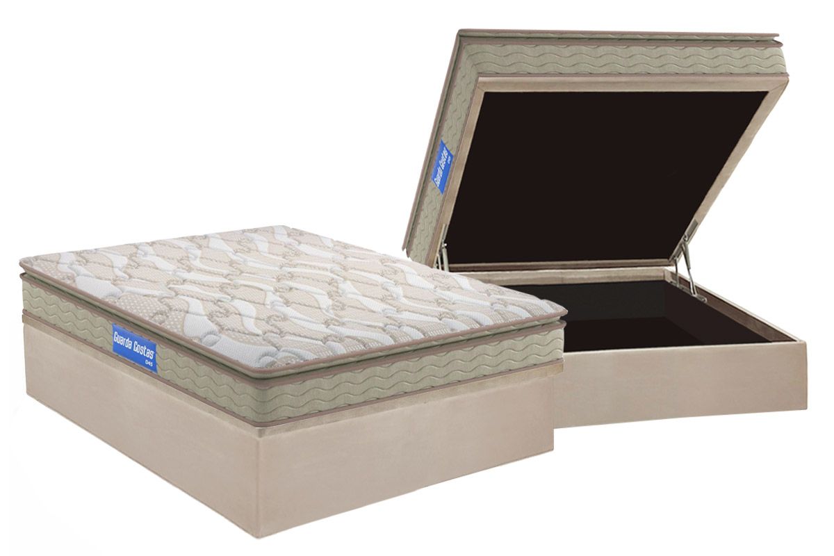 Cama Box Baú CRC +Colchão D45 Guarda Costas Probel