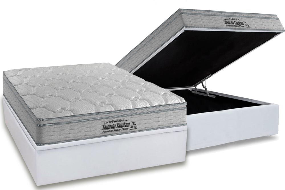 Cama Box Baú CRC +Colchão D40 Hiper Firme Probel