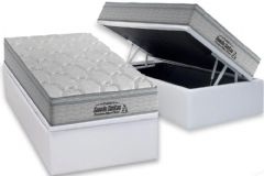 Cama Box Baú Filhão +Colchão D40 Hiper Firme Probel