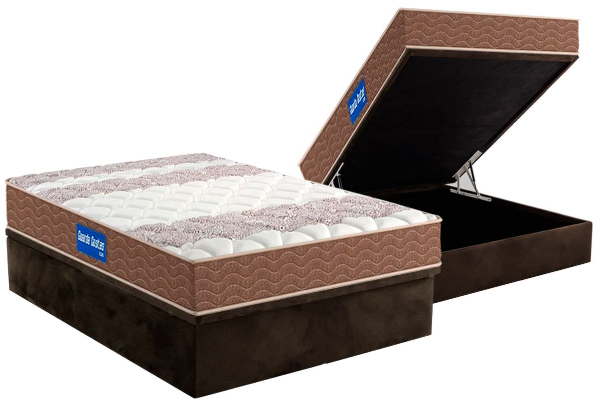 Cama Box Baú CRC +Colchão D33 Guarda Costas Probel