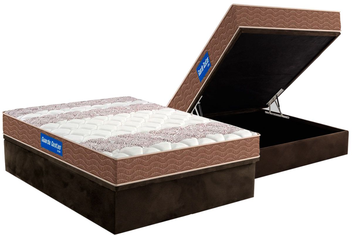 Cama Box Baú CRC +Colchão D28 Guarda Costas Probel