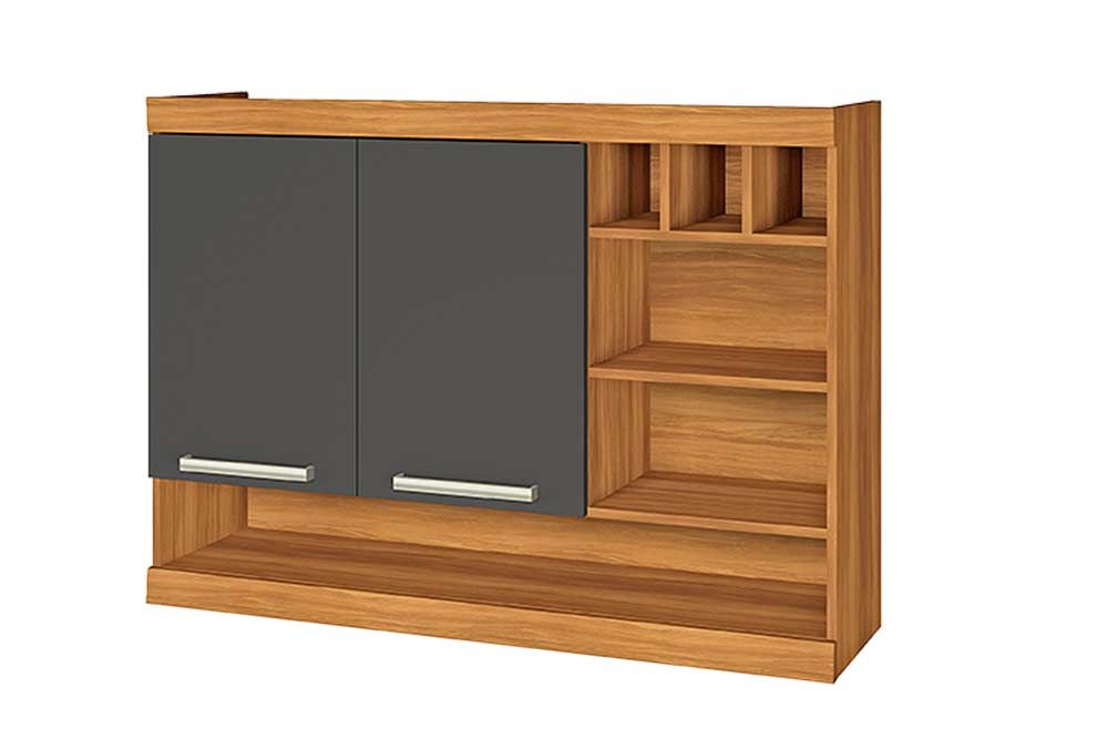 Armário Aéreo Cozinha Nesher Burguesa c/2 Portas 120cm