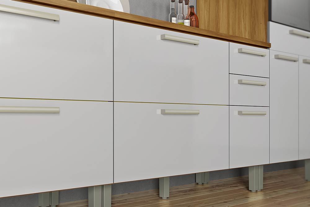 Balcão Cozinha Nesher Burguesa c/2 Portas 3Gavs 120cm Balcão Cozinha Nesher Burguesa c/2 Portas 3Gavs 120cm