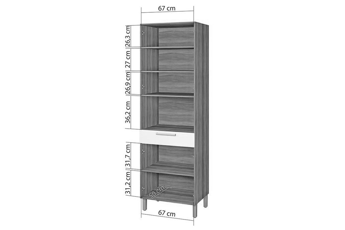 Paneleiro Cozinha Nesher Burguesa c/4 Portas 1Gav 70cm Paneleiro Cozinha Nesher Burguesa c/4 Portas 1Gav 70cm