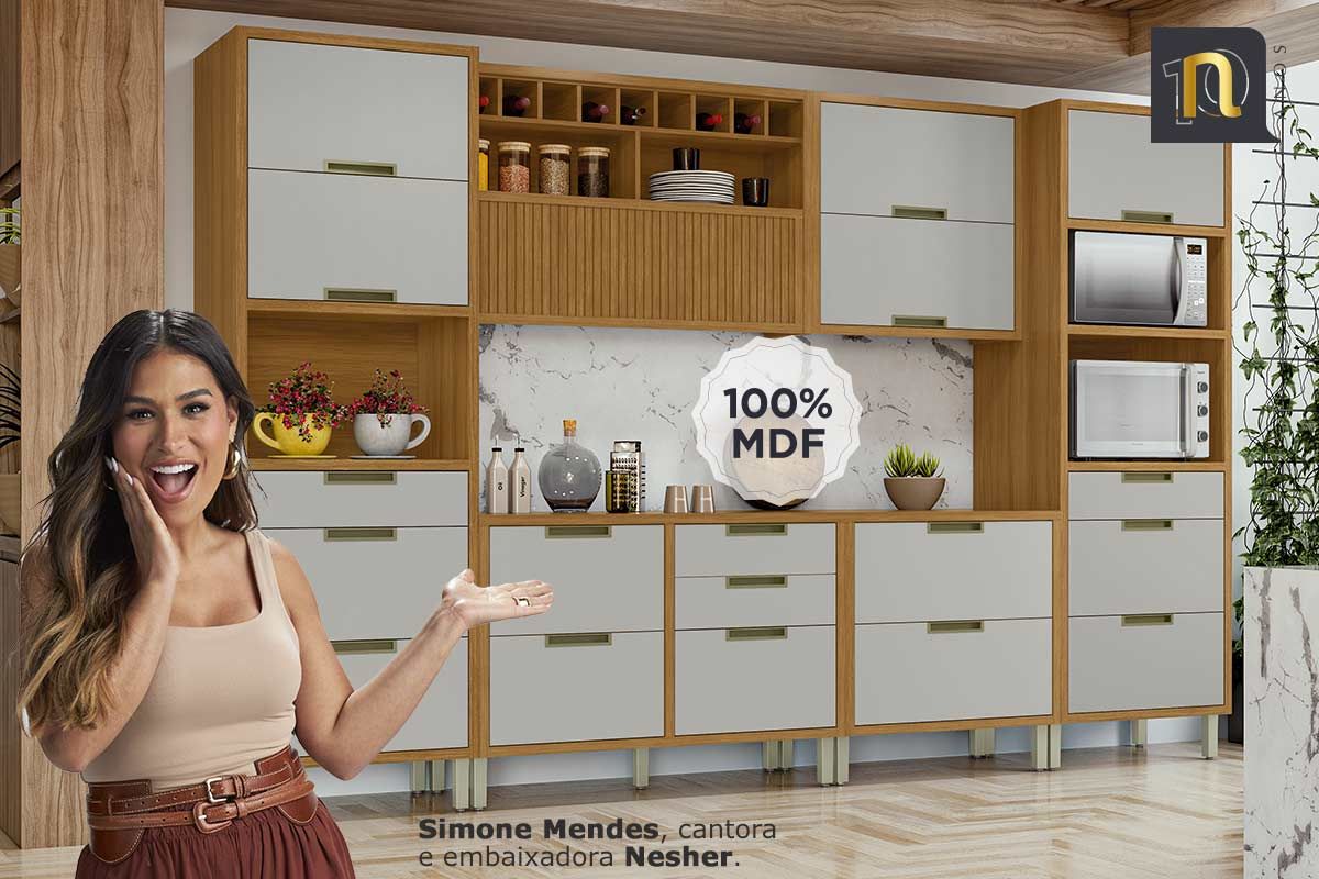 Cozinha Completa Nesher 4 Peças Imperatriz C4P23