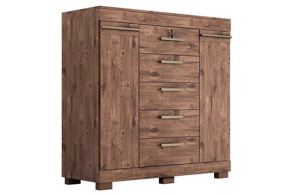 Cômoda 2 Portas e 5 Gavetas Diana ACP