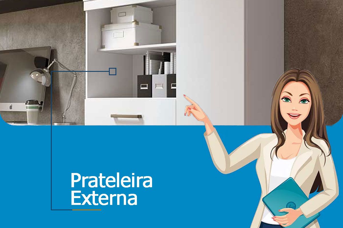 Cômoda Marabá 1.6 c/1 Porta e 6 Gavetas S. Andirá