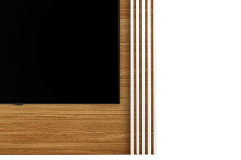 Painel Home p/ TV até 42 Pol PL3004 Ripado 115x150cm Tecno Mobili