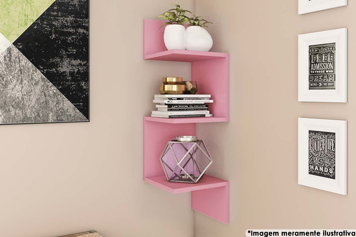Prateleira Decorativa Nicho Canto AM3079 Movelbento Prateleira Decorativa Nicho Canto AM3079 Movelbento