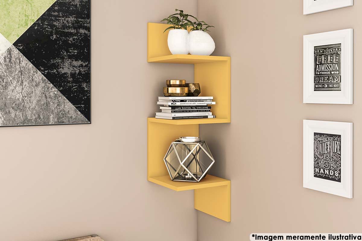 Prateleira Decorativa Nicho Canto AM3079 Movelbento Prateleira Decorativa Nicho Canto AM3079 Movelbento