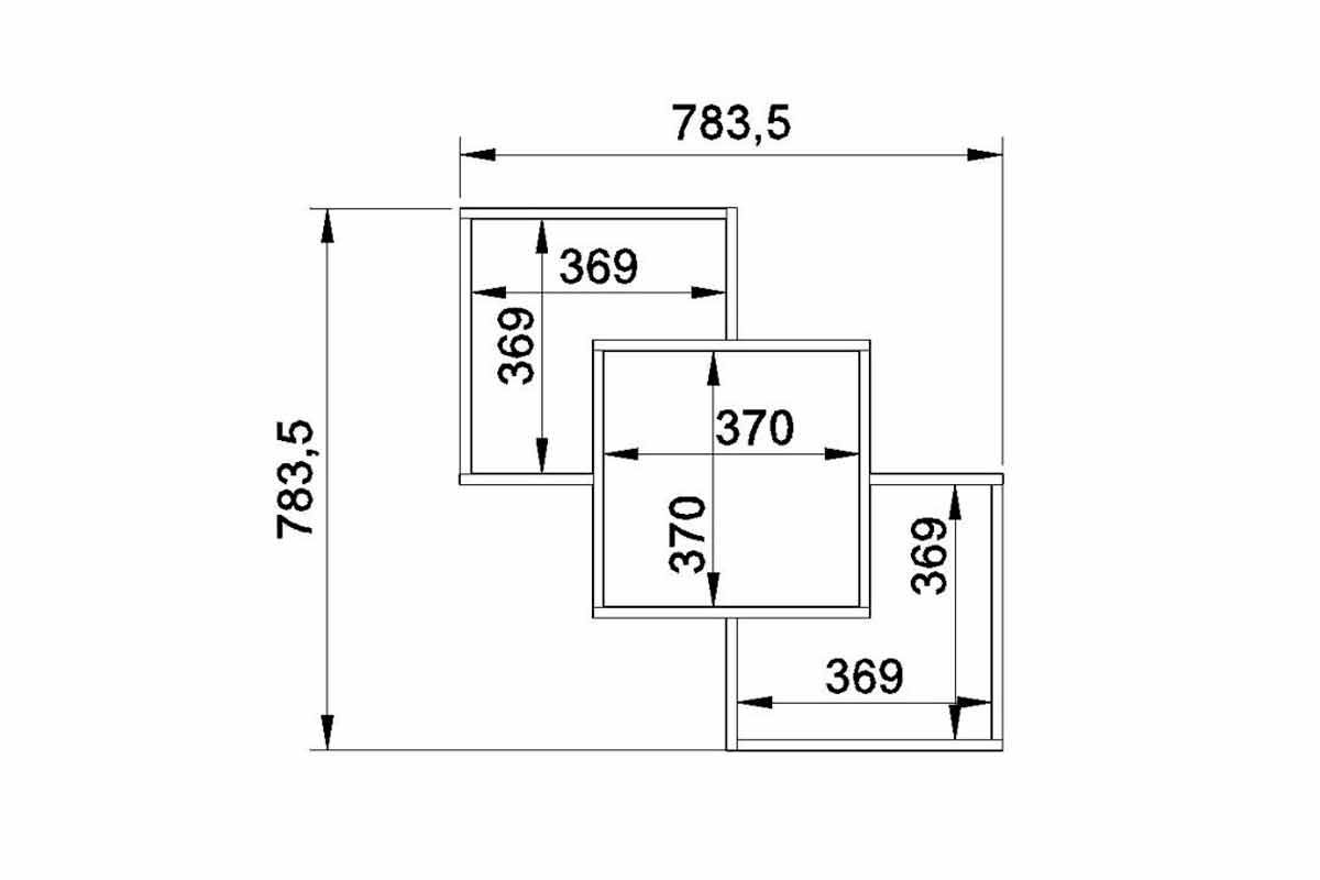 Cubo de Quarto Nicho AM 3080 - Movelbento Cubo de Quarto Nicho AM 3080 - Movelbento