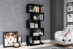 Estante p/ Sala ESM209 c/ 5 Nichos 60x144cm - Movelbento