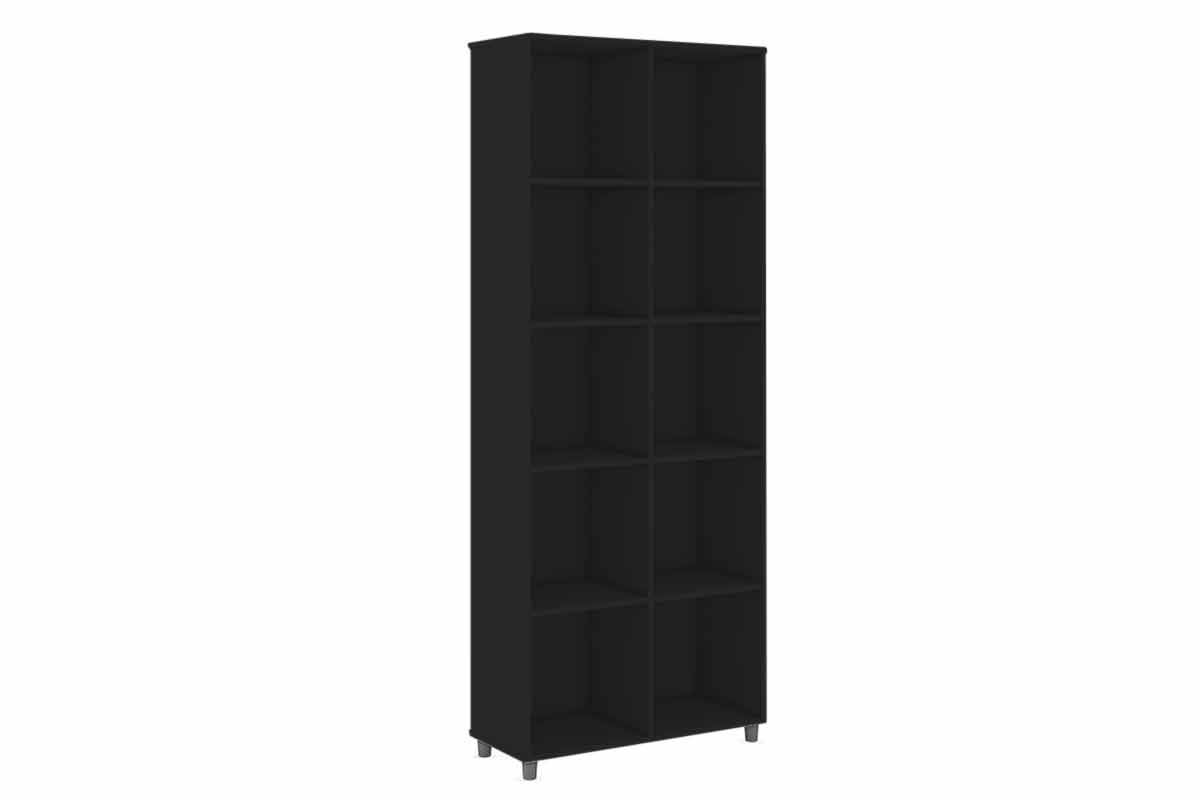 Estante p/ Sala ESM225 c/10 Nichos 74x185cm Movelbento