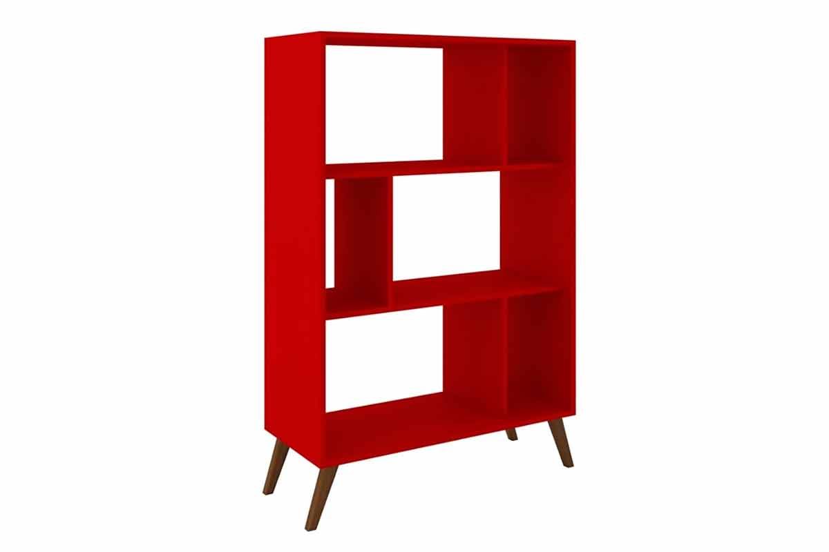 Estante p/ Sala RT3015 c/6 Nichos 81x124cm Movelbento