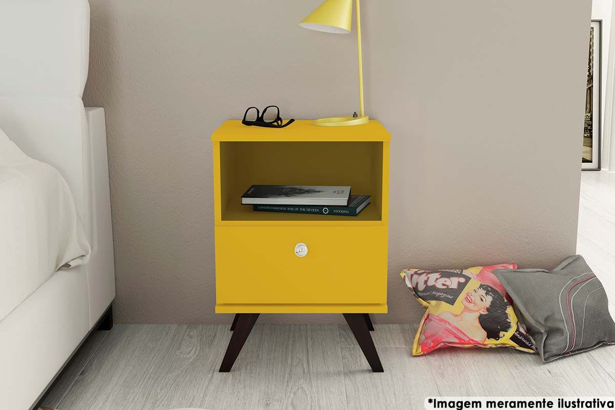 Mesa Lateral p/ Sala RT3019 c/1 Gaveta e 1 Nicho Movelbento Mesa Lateral p/ Sala RT3019 c/1 Gaveta e 1 Nicho Movelbento