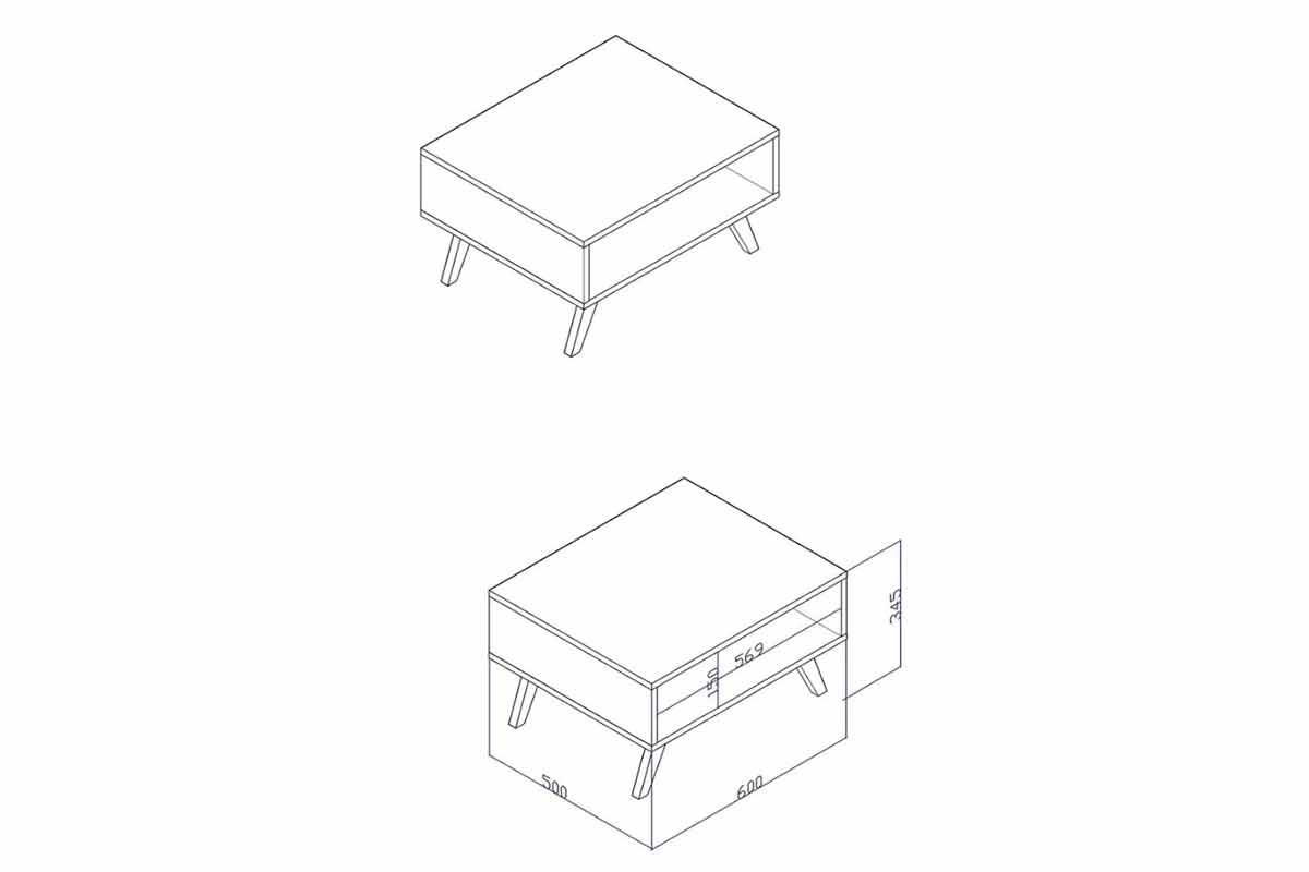 Mesa Centro Sala RT3020 c/1 Nicho Movelbento Mesa Centro Sala RT3020 c/1 Nicho Movelbento