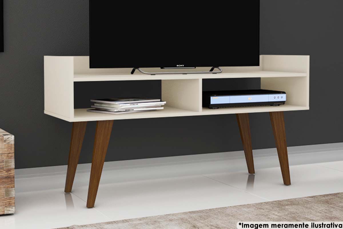 Aparador de Sala Jantar RT 3113 c/2 Nichos MovelbentoOff White