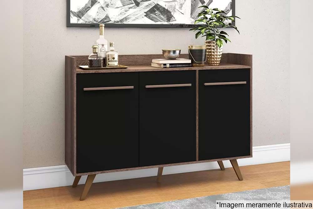 Buffet de Sala Jantar RT3134 c/3 Portas Movelbento Buffet de Sala Jantar RT3134 c/3 Portas Movelbento