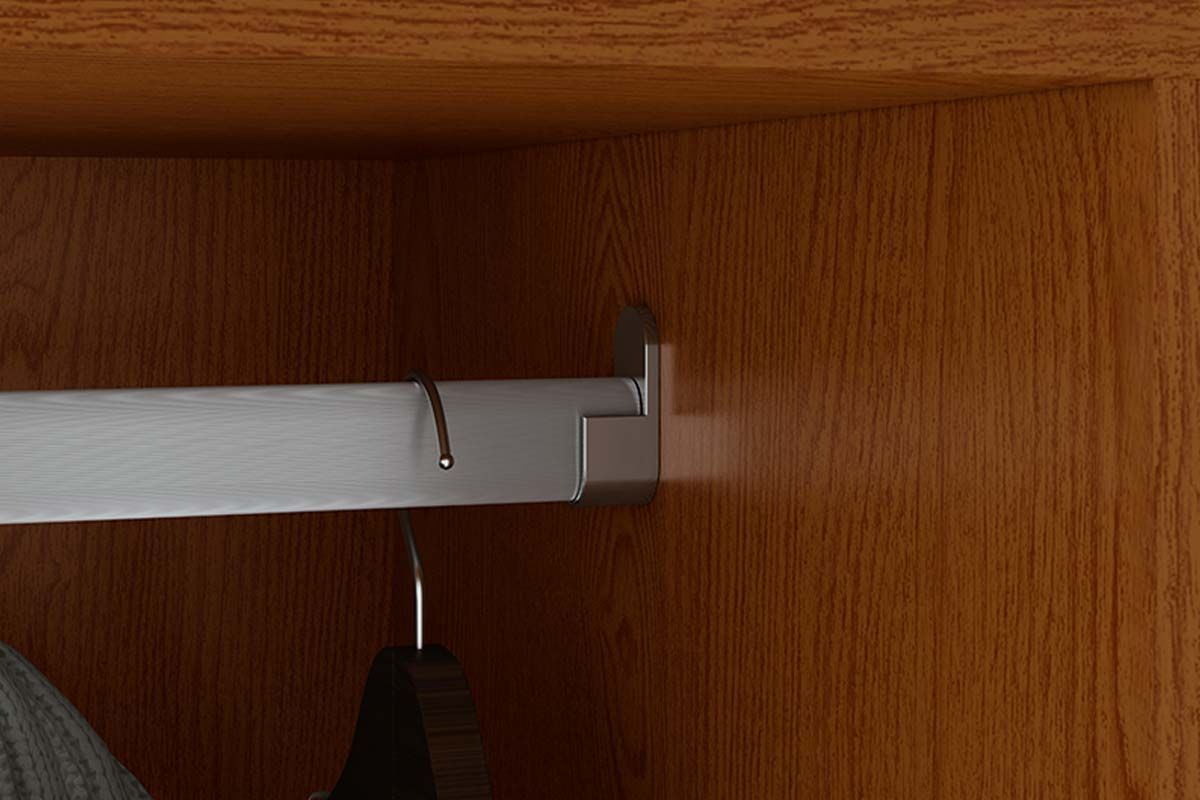 Guarda Roupa Casal 6 Portas e 5 Gavetas c/Pés Áries Lopas