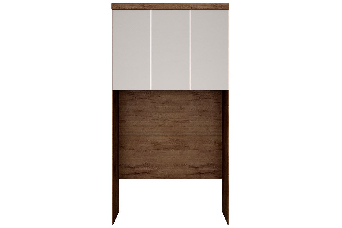 Modulado de Quarto Armário Ponte Aéreo Solteiro Rizon/Linea c/3 Portas N. Horizonte
