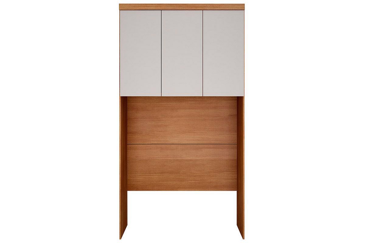 Modulado de Quarto Armário Ponte Aéreo Solteiro Rizon/Linea c/3 Portas N. Horizonte