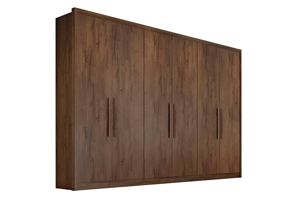 Guarda Roupa Casal 6 Portas 8Gavs Robust N. Horizonte