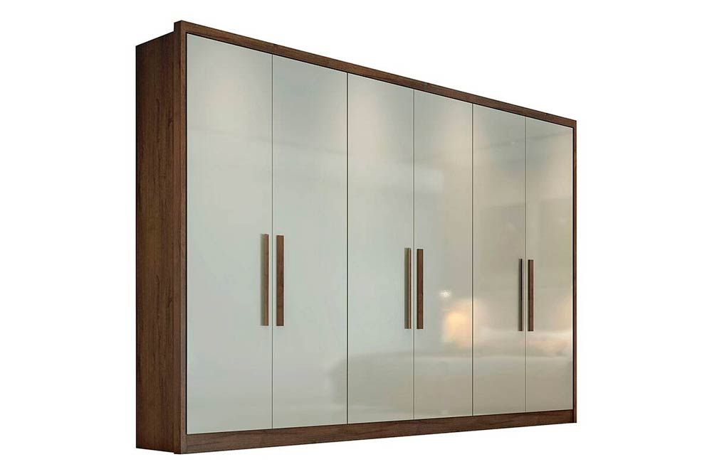 Guarda Roupa Casal 6 Portas 8Gavs Robust N. Horizonte