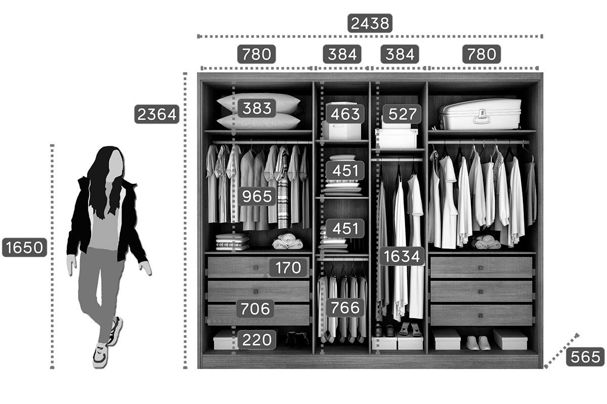Guarda Roupa Casal 6 Portas c/Espelho 6Gavs Rizon/Linea N. Horizonte Guarda Roupa Casal 6 Portas c/Espelho 6Gavs Rizon/Linea N. Horizonte