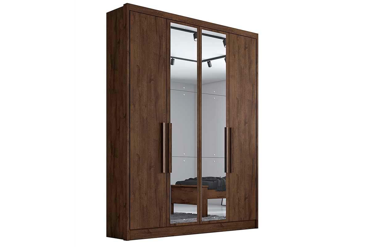 Guarda Roupa Solteiro 4 Portas c/Esp Moderni N. Horizonte Guarda Roupa Solteiro 4 Portas c/Esp Moderni N. Horizonte