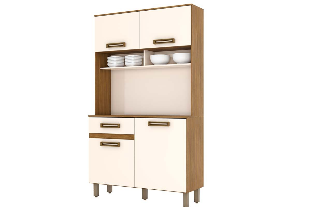 Cozinha Compacta Henn B109 c/4 Portas e 1 Gaveta 105cm Cozinha Compacta Henn B109 c/4 Portas e 1 Gaveta 105cm