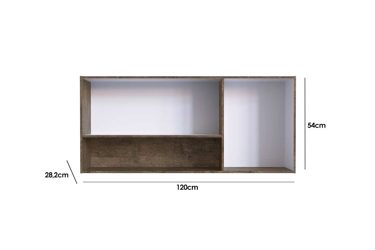 Armário Aéreo Cozinha Genialflex Essência c/3 Portas 120cm
