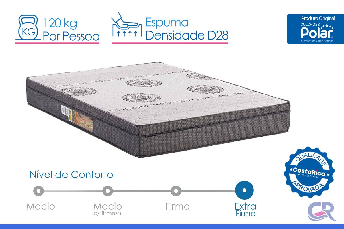 Colchão Ortopédico Polar OrthoPremium Colchão Ortopédico Polar OrthoPremium