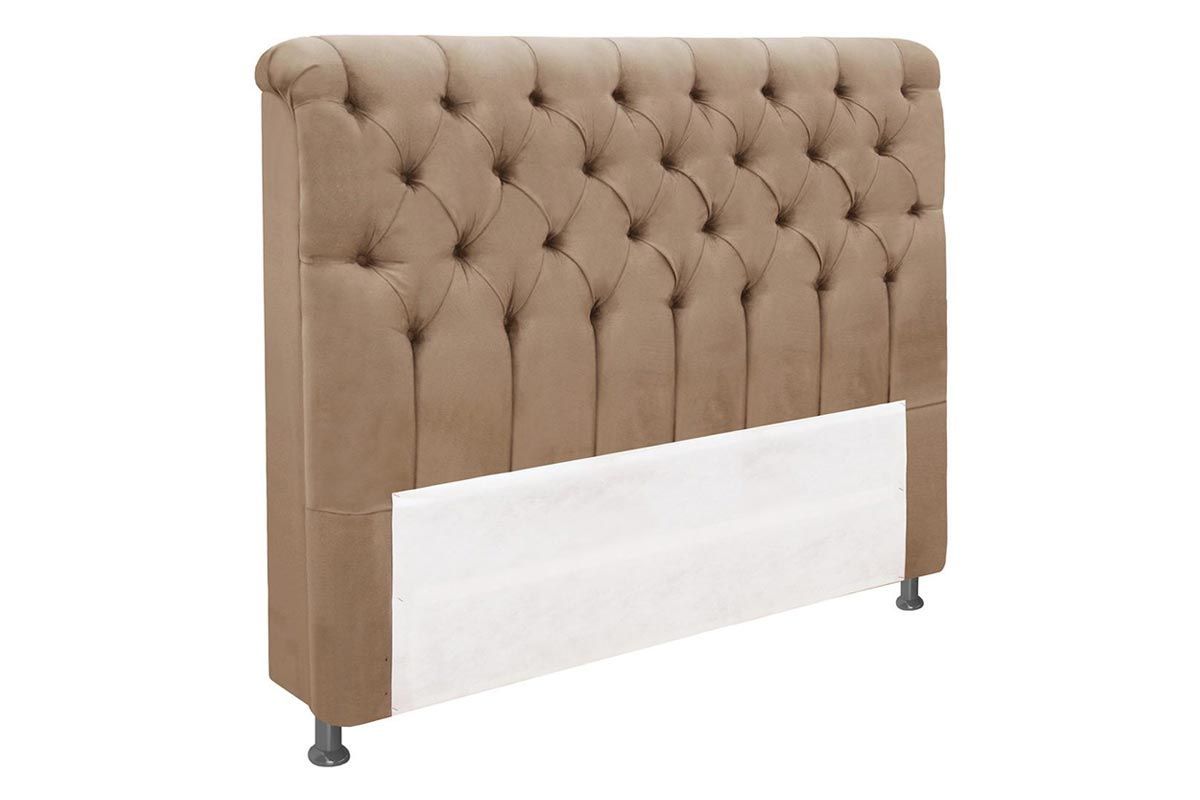 Cabeceira Box Estofada Simbal ImperatrizCasal - Suede Bege Cabeceira Box Estofada Simbal ImperatrizCasal - Suede Bege