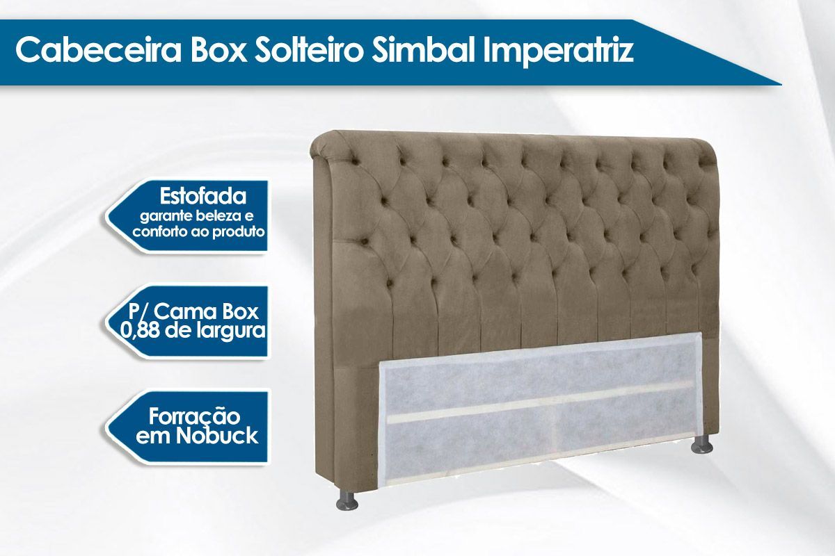 Cabeceira Box Estofada Simbal Imperatriz Cabeceira Box Estofada Simbal Imperatriz