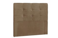 Solteiro - Suede Marrom Taupe