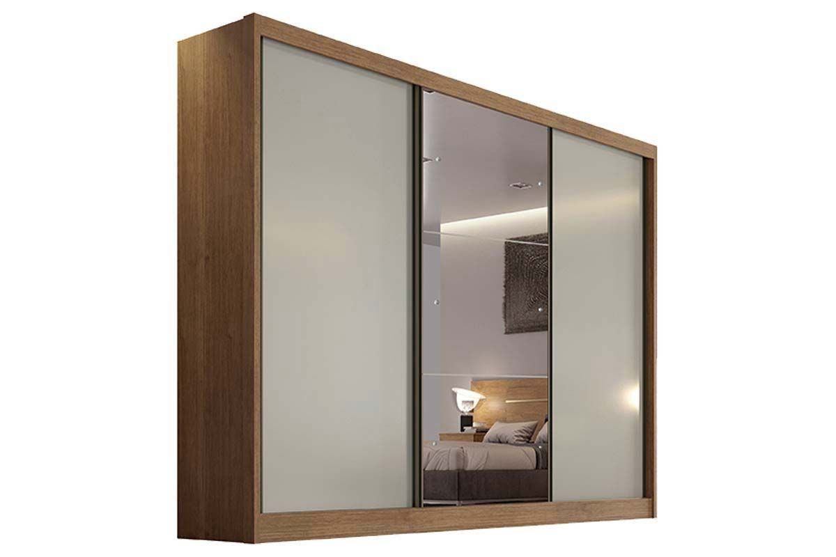 Guarda Roupa Casal 3 Portas Correr c/Esp 4Gavs Toulon Plus N. HorizonteCumaru/Fendi 25 Guarda Roupa Casal 3 Portas Correr c/Esp 4Gavs Toulon Plus N. HorizonteCumaru/Fendi 25
