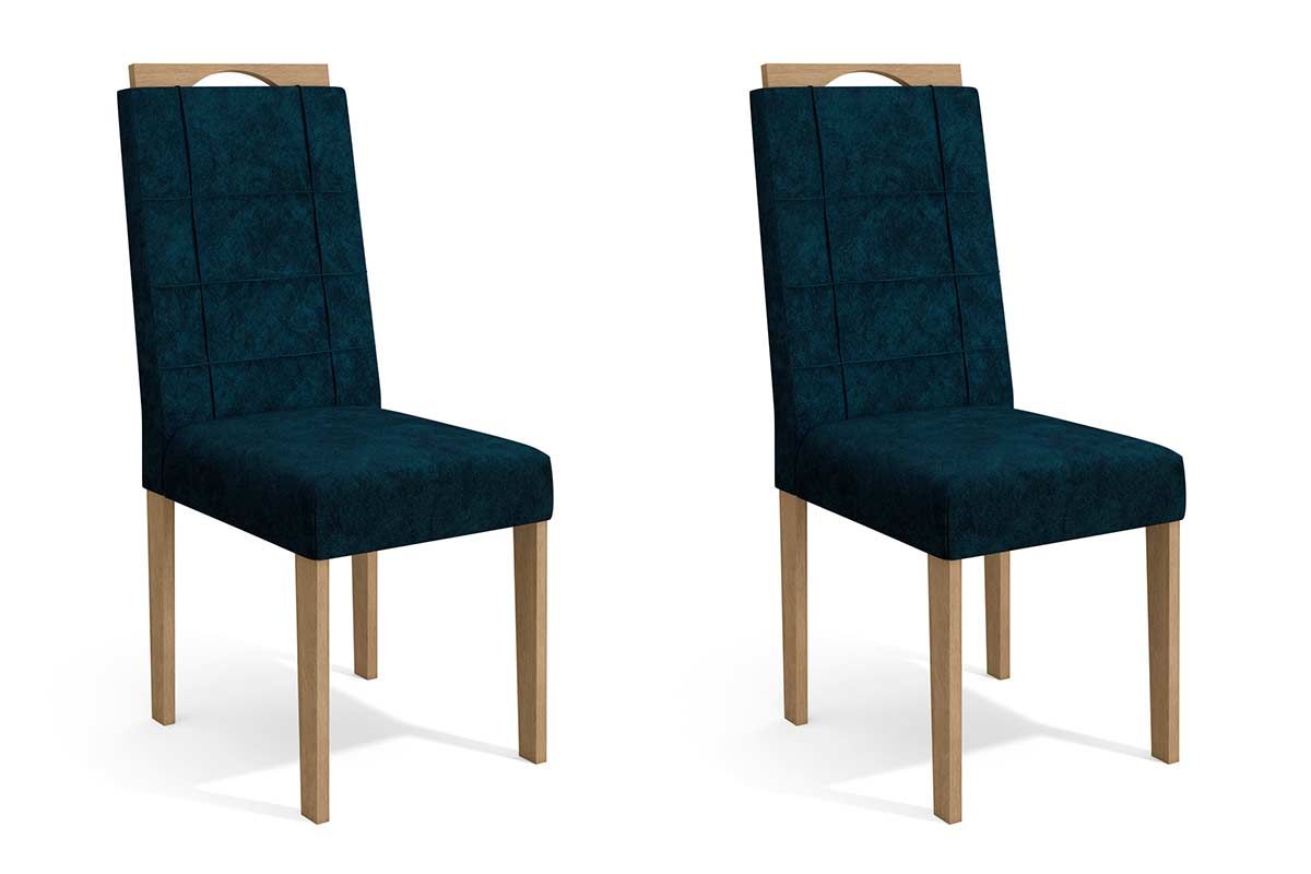 Cadeira Jantar Flora 2CAD150 Madeirado Kit 2 Un Kappesberg