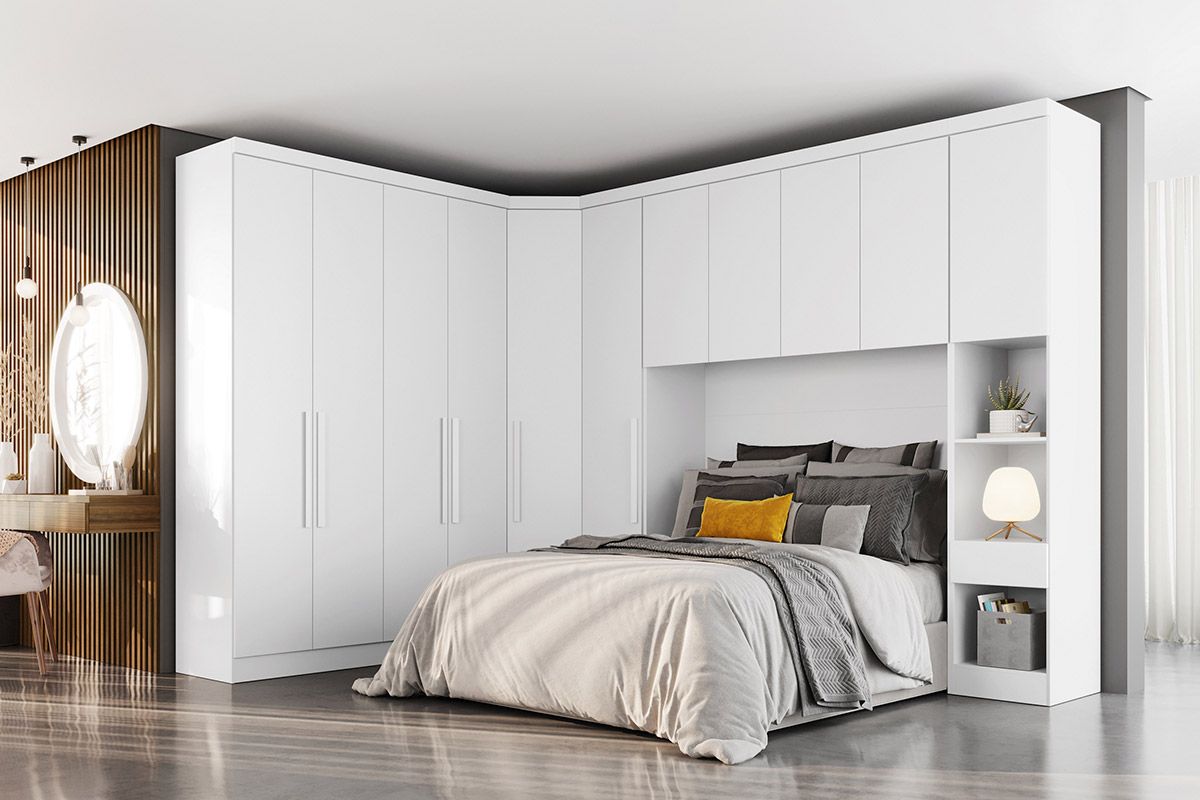 Modulado de Quarto Guarda Roupa c/1 Porta Rizon/Linea N. Horizonte Modulado de Quarto Guarda Roupa c/1 Porta Rizon/Linea N. Horizonte