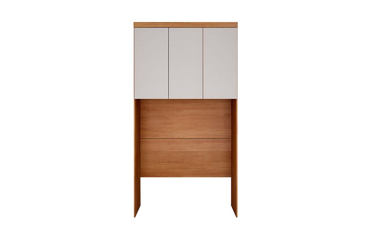 Modulado de Quarto Armário Ponte Aéreo Solteiro Rizon/Linea c/3 Portas N. HorizonteCumaru/Fendi 25 Modulado de Quarto Armário Ponte Aéreo Solteiro Rizon/Linea c/3 Portas N. HorizonteCumaru/Fendi 25