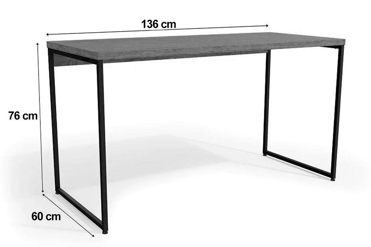 Mesa de Escritório Secretária Industrial LI003 Kappesberg Mesa de Escritório Secretária Industrial LI003 Kappesberg