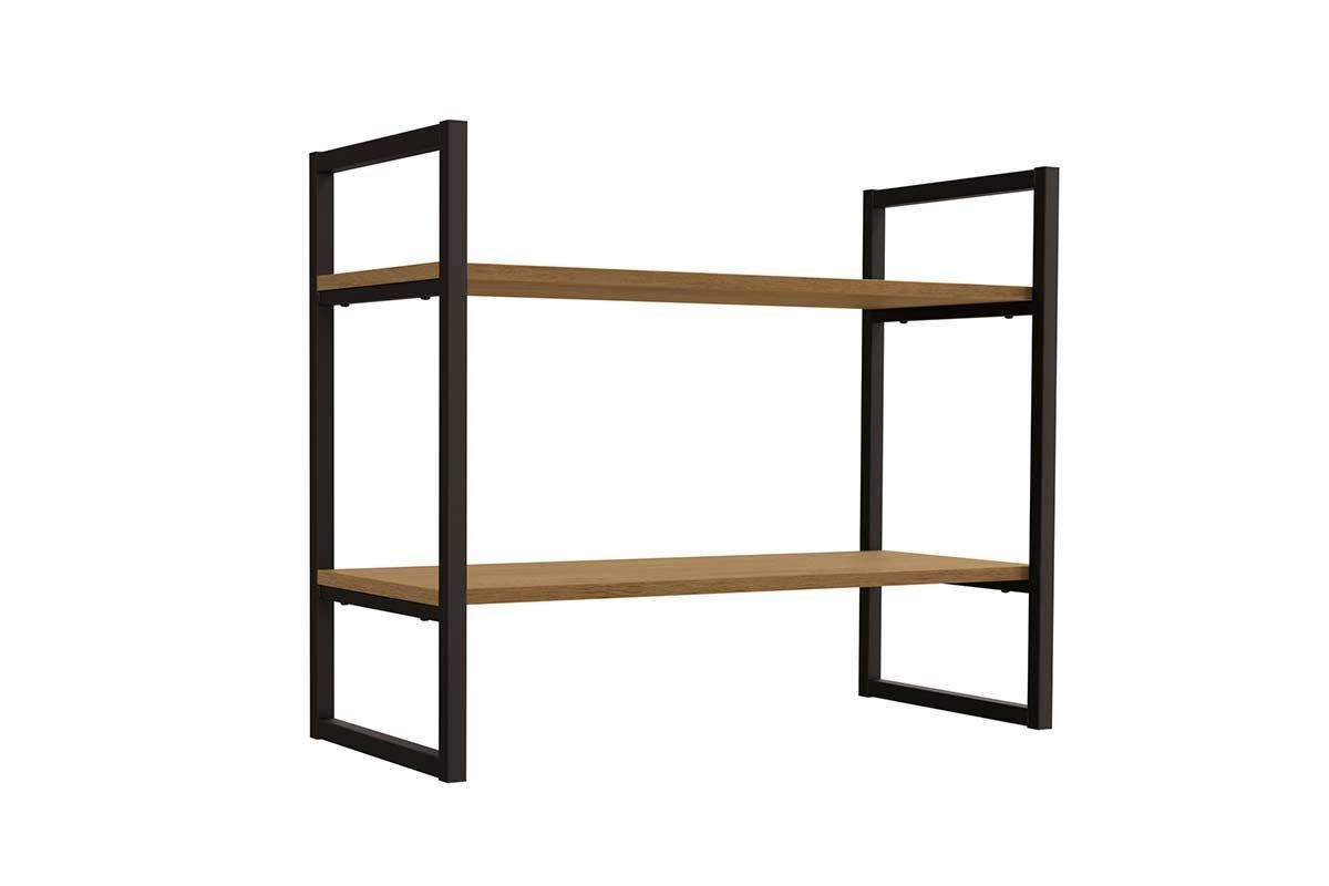 Prateleira Decorativa Industrial LI008 KappesbergCanela/Preto Prateleira Decorativa Industrial LI008 KappesbergCanela/Preto