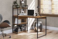 Mesa de Escritório Industrial LI010 c/3 Prateleiras Kappesberg