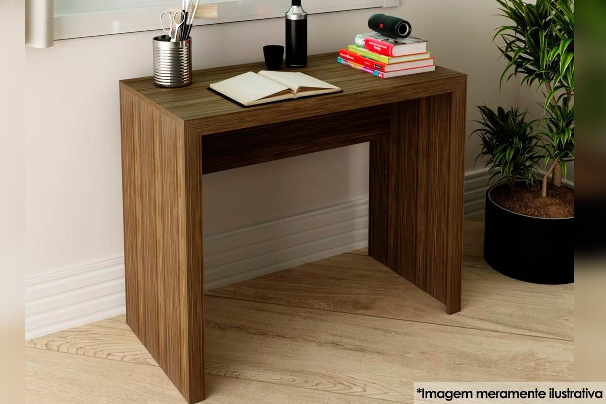Mesa de Escritório ME4139 Tecno Mobili Mesa de Escritório ME4139 Tecno Mobili