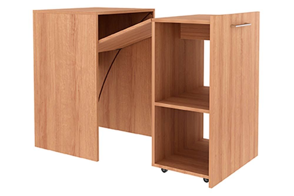 Mesa Multiuso Escritório Retrátil ME4170 c/2 Nichos - Tecno Mobili Mesa Multiuso Escritório Retrátil ME4170 c/2 Nichos - Tecno Mobili