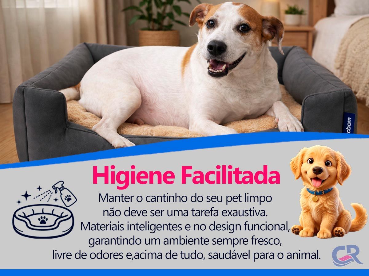 Cama Colchão p/ Cachorro e Gato OrtoPET Brown Ortobom Cama Colchão p/ Cachorro e Gato OrtoPET Brown Ortobom