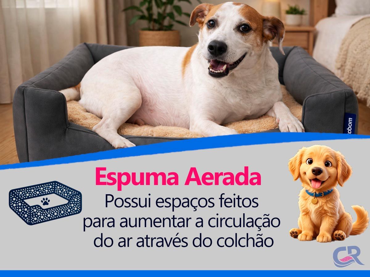 Cama Colchão p/ Cachorro e Gato Orto PET Cinza Ortobom Cama Colchão p/ Cachorro e Gato Orto PET Cinza Ortobom