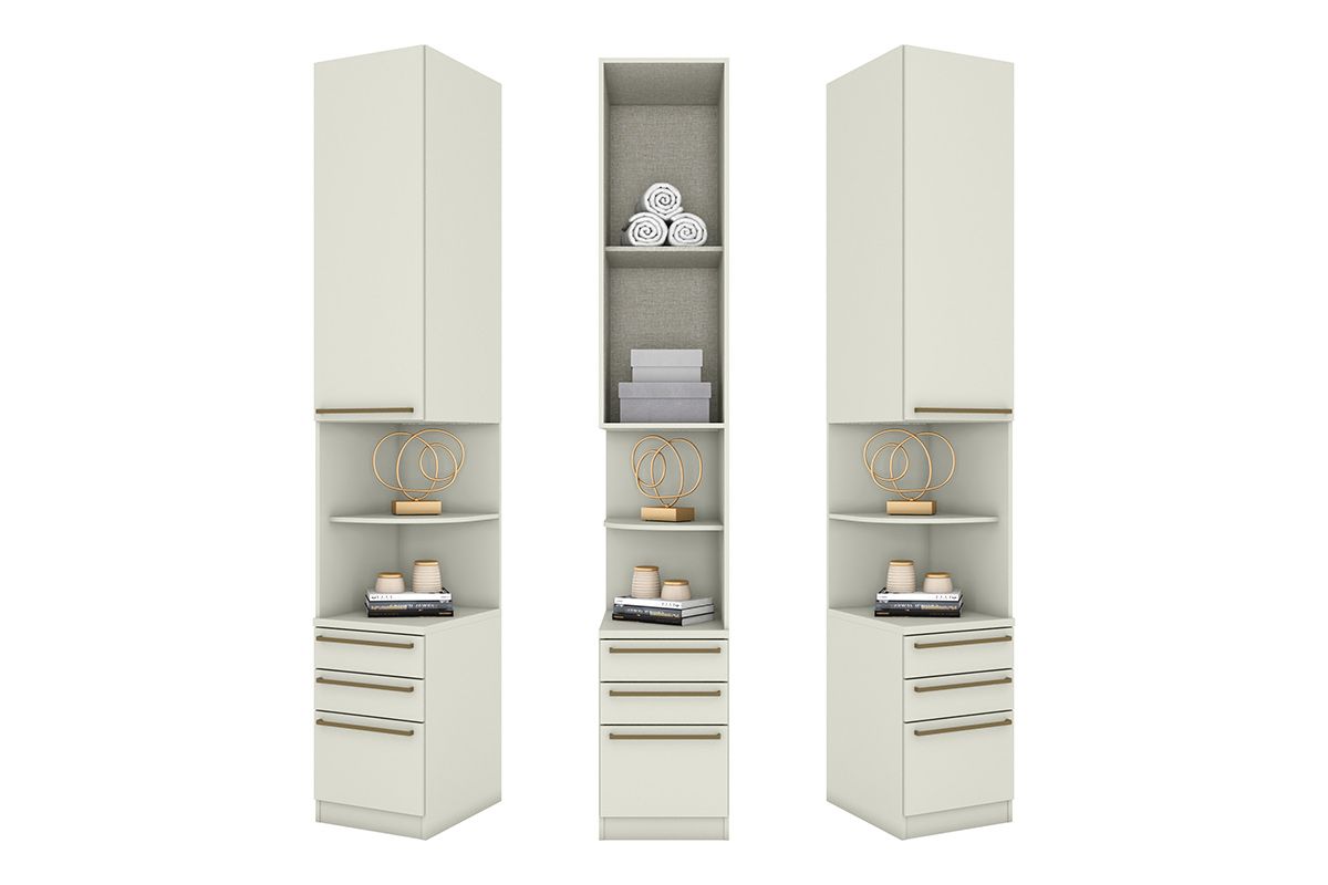 Modulado de Quarto Armário Mesa de Cabeceira Seletto MC02 Henn Modulado de Quarto Armário Mesa de Cabeceira Seletto MC02 Henn