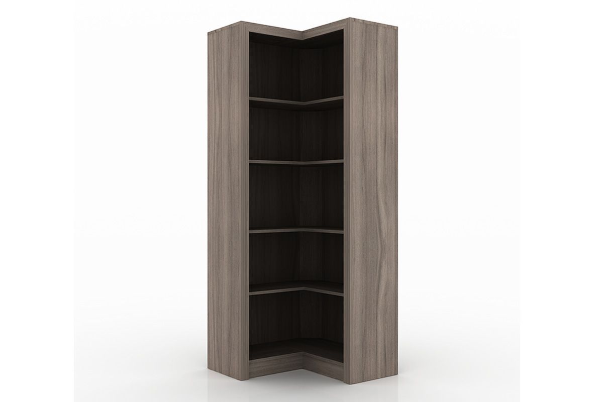 Modulado de Quarto ME4132 de Canto c/4 Prateleiras Tecno Mobili