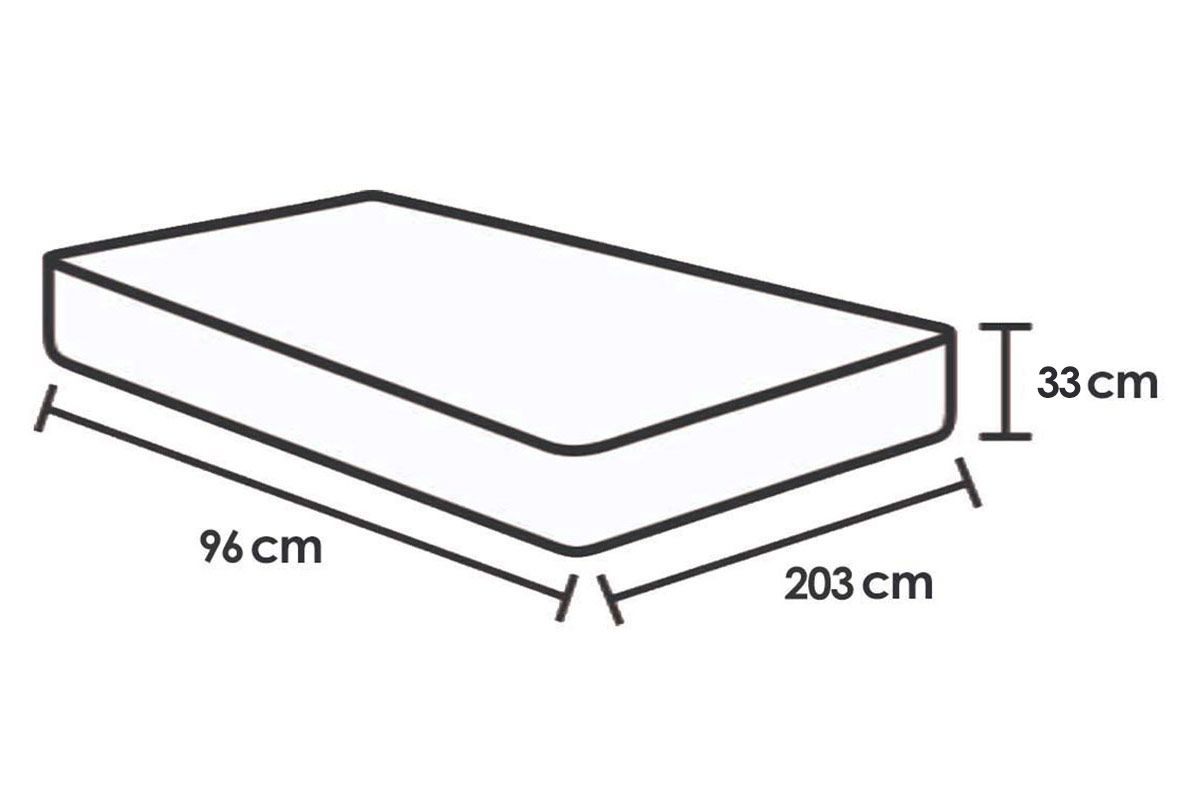 Colchão Molas Maxspring Herval KolnSolteirão - 96x203x33 Colchão Molas Maxspring Herval KolnSolteirão - 96x203x33